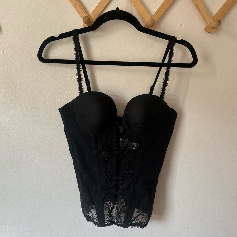 Simone Perele Floral Lace Bustier